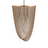 Nishan Gouden IJzeren Ketting Ronde Hanglamp L