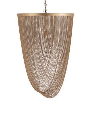 PTMD Nishan Gouden IJzeren Ketting Ronde Hanglamp L