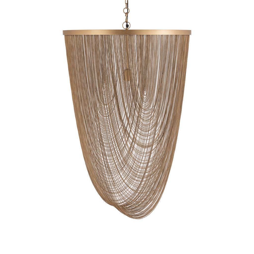 PTMD Nishan Gouden IJzeren Ketting Ronde Hanglamp L