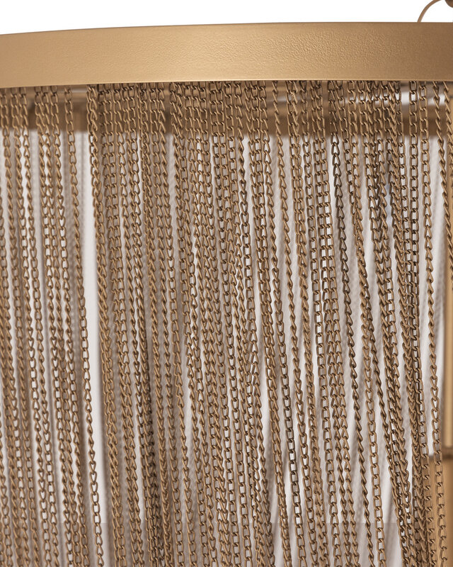 PTMD Nishan Gouden IJzeren Ketting Ronde Hanglamp L