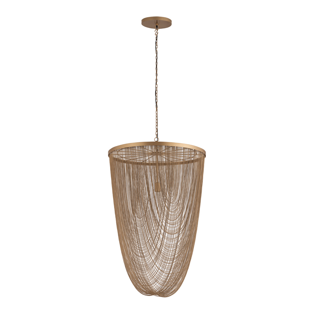PTMD Nishan Gouden IJzeren Ketting Ronde Hanglamp L