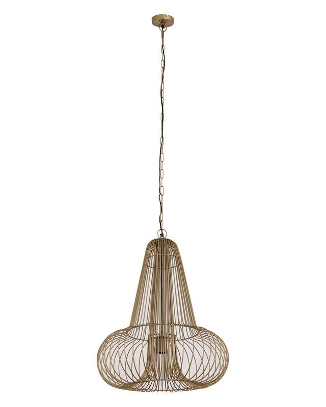 PTMD Aluesi Antieke Hanglamp | Messing | H65 x D55 cm
