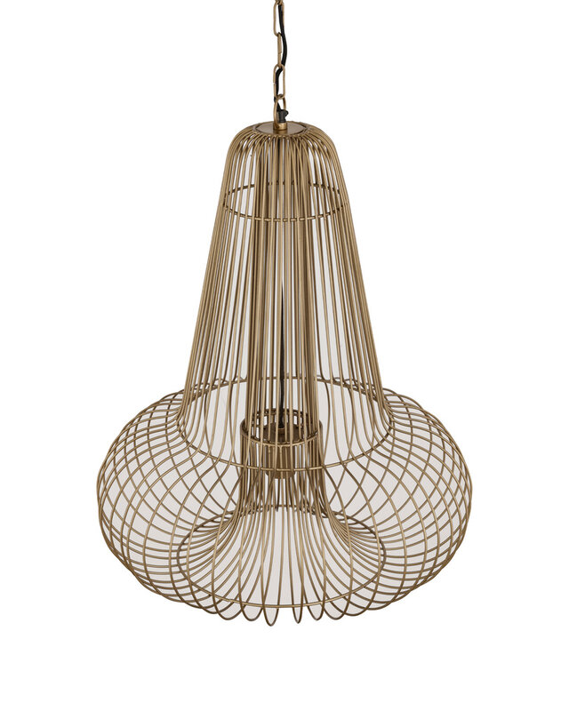 PTMD Aluesi Antieke Hanglamp | Messing | H65 x D55 cm