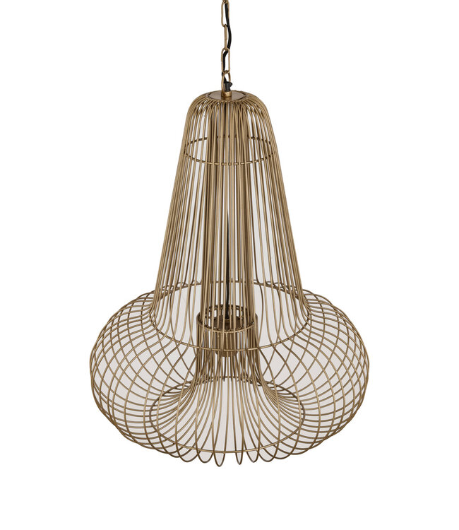 PTMD Aluesi Antieke Hanglamp | Messing | H65 x D55 cm