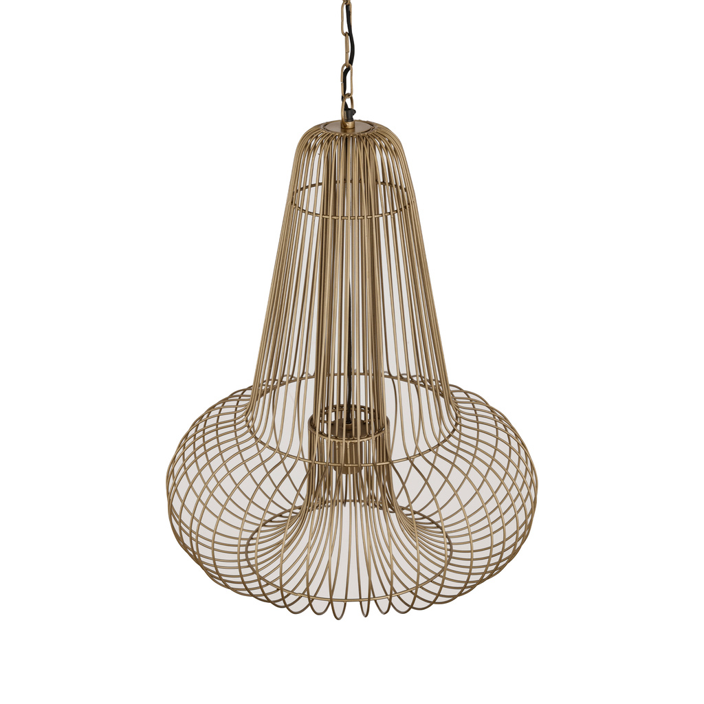 PTMD Aluesi Antieke Hanglamp | Messing | H65 x D55 cm