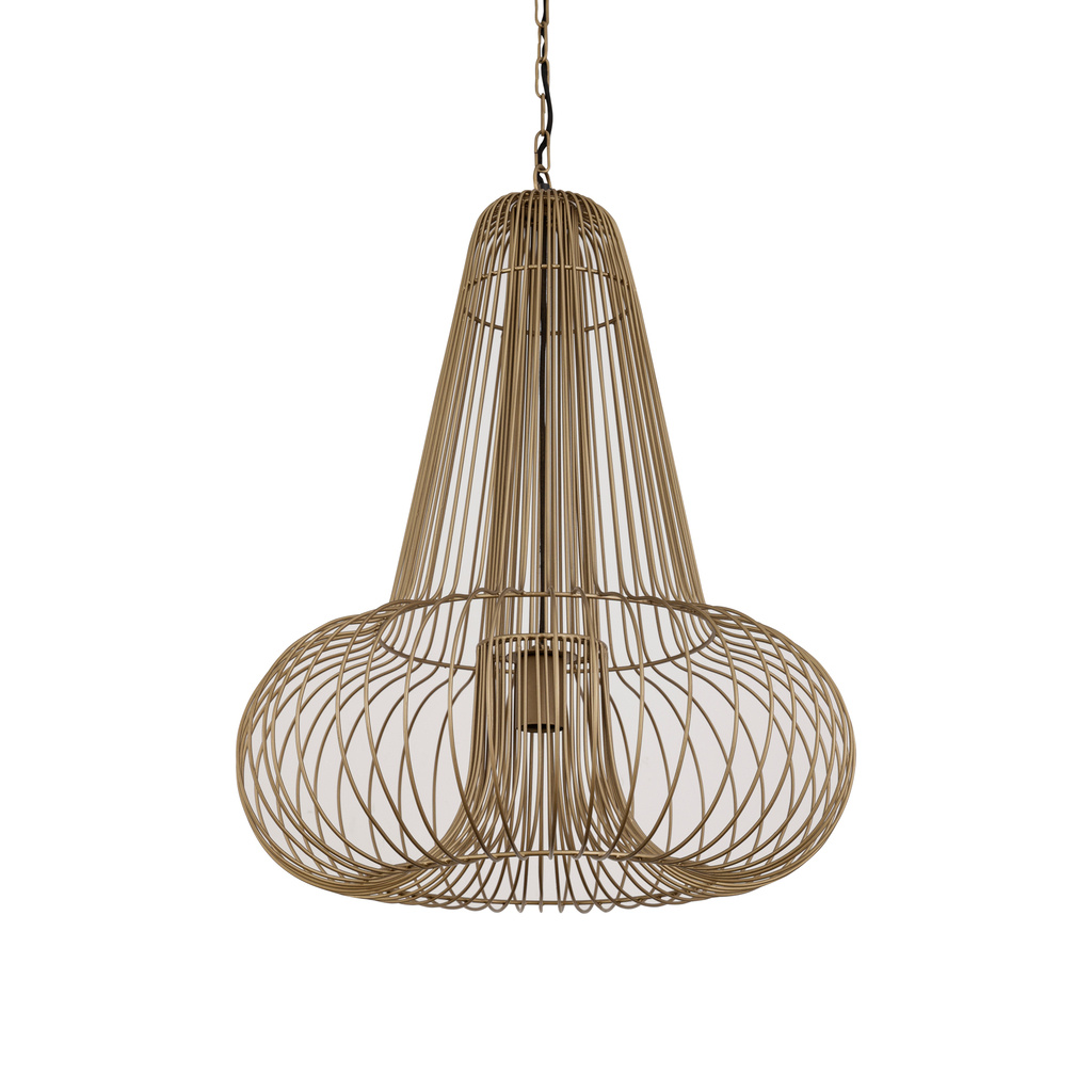 PTMD Aluesi Antieke Hanglamp | Messing | H65 x D55 cm