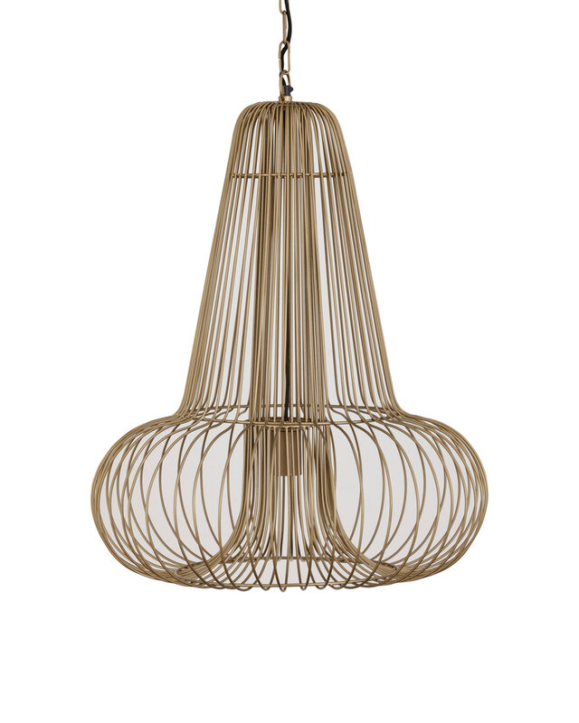 PTMD Aluesi Antieke Hanglamp | Messing | H65 x D55 cm