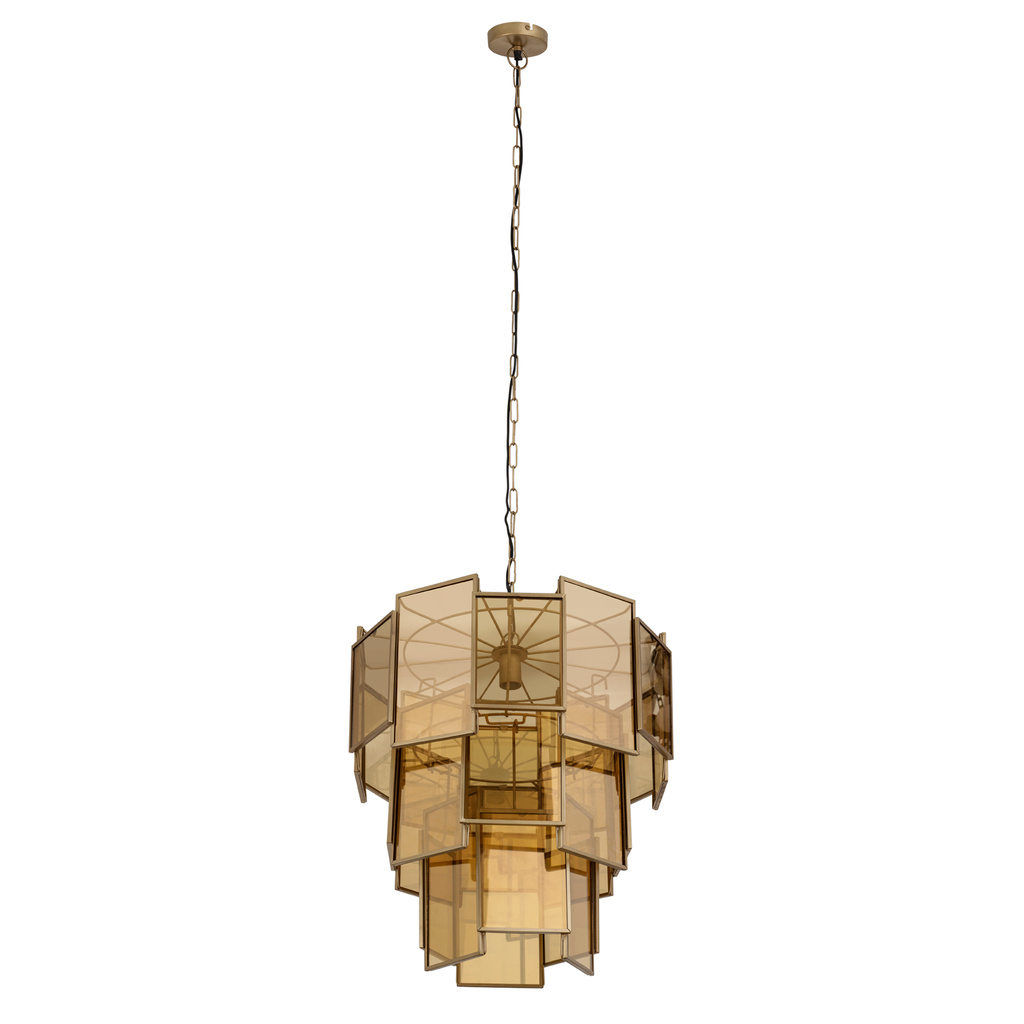 PTMD Loucas Hanglamp L | Messing | H72 x D56 cm