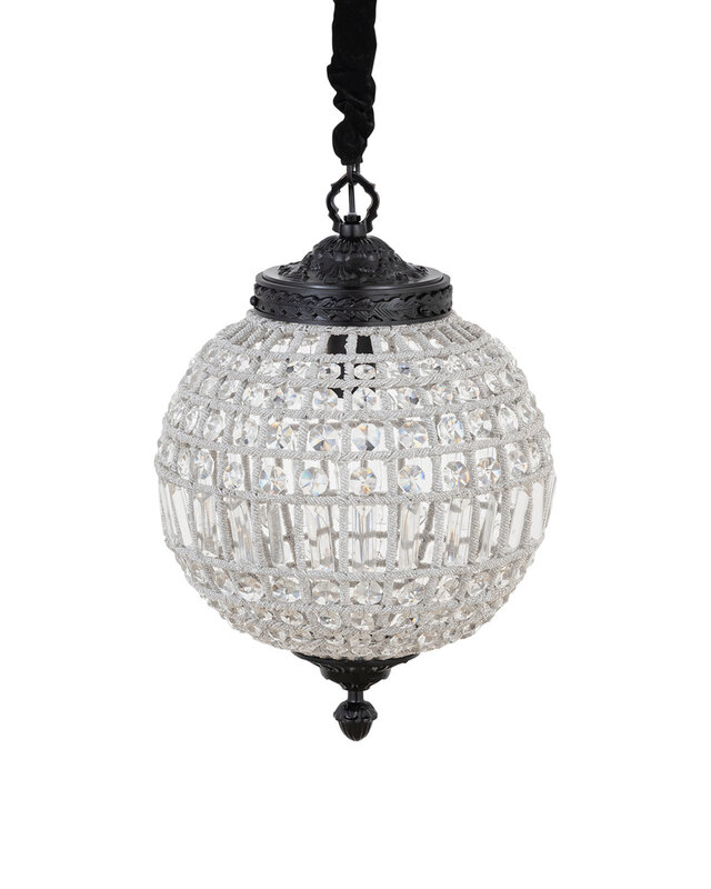 PTMD Jaris Kristallen Hanglamp S | H51 x D35 cm