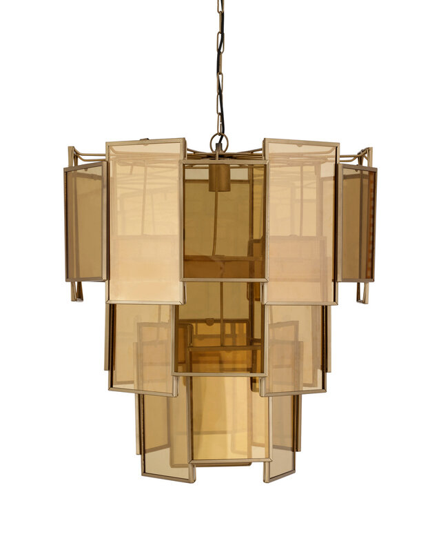 PTMD Loucas Hanglamp L | Messing | H72 x D56 cm