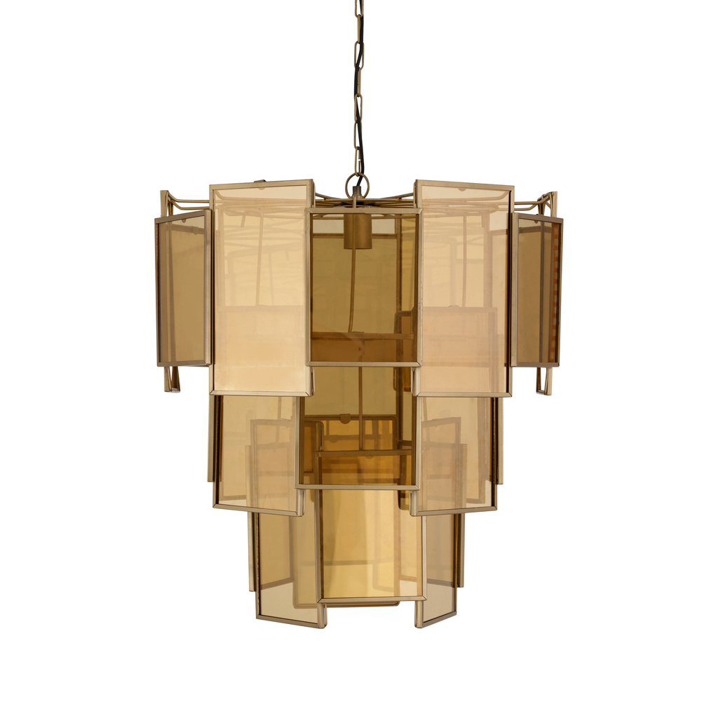 PTMD Loucas Hanglamp L | Messing | H72 x D56 cm