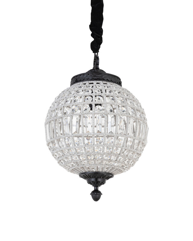 PTMD Jaris Kristallen Hanglamp S | H51 x D35 cm
