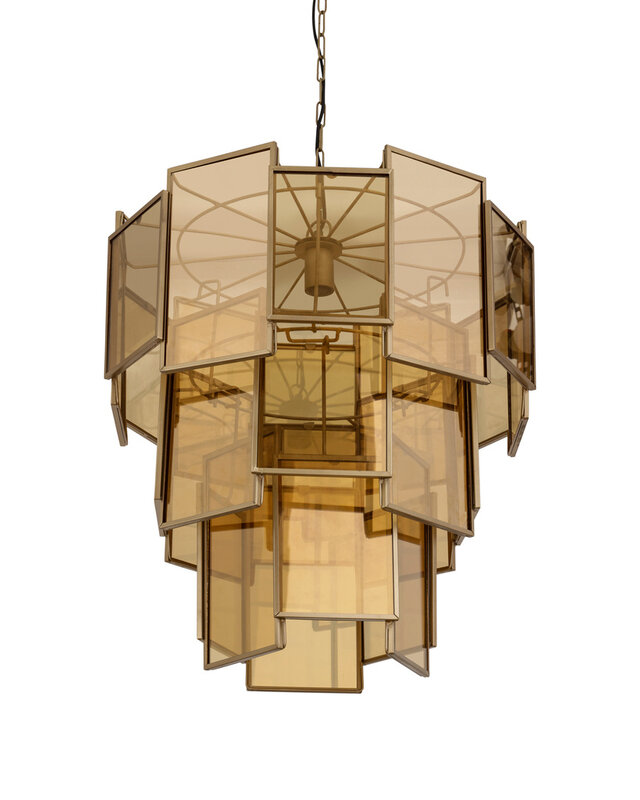 PTMD Loucas Hanglamp L | Messing | H72 x D56 cm