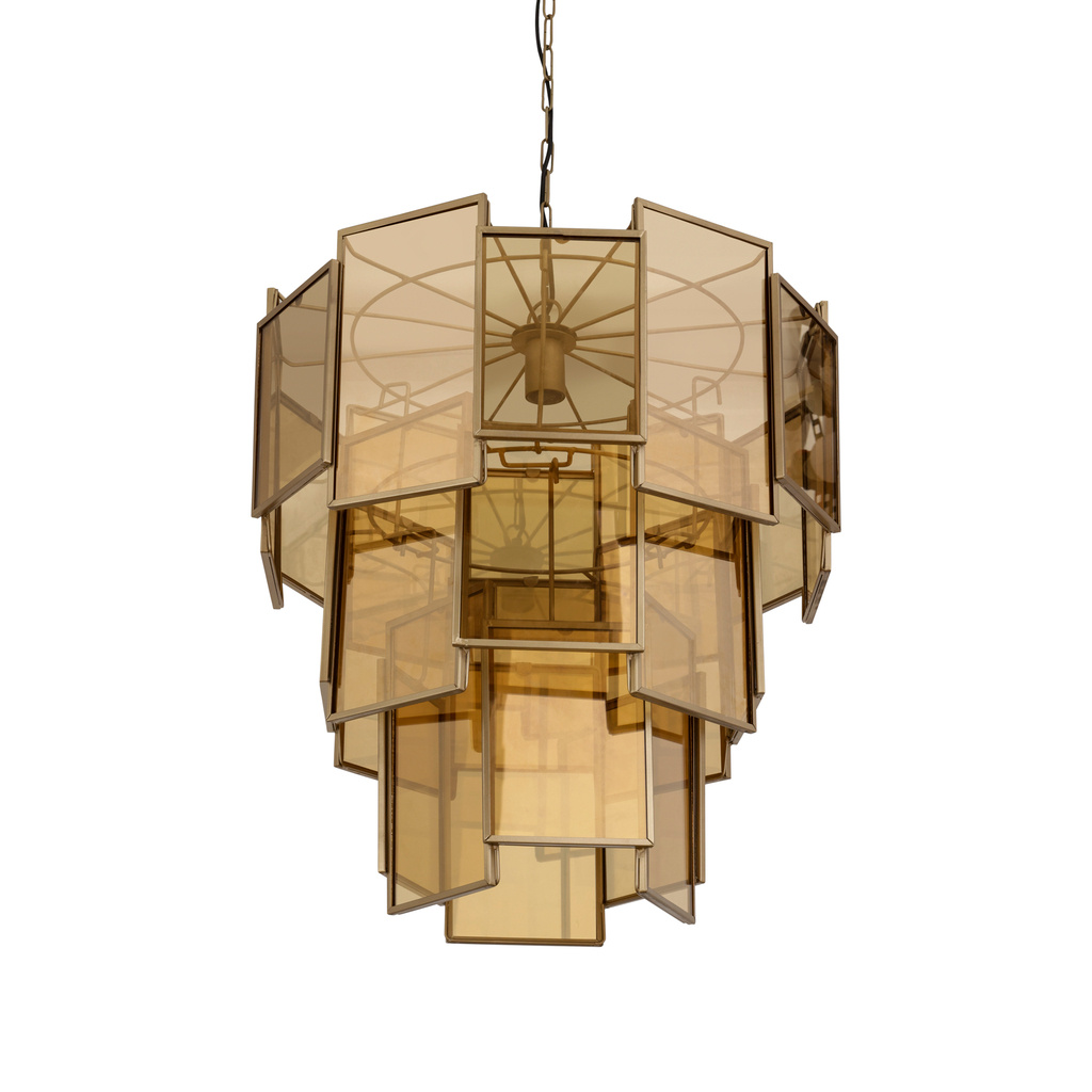 PTMD Loucas Hanglamp L | Messing | H72 x D56 cm