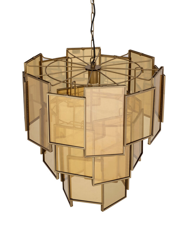 PTMD Loucas Hanglamp L | Messing | H72 x D56 cm