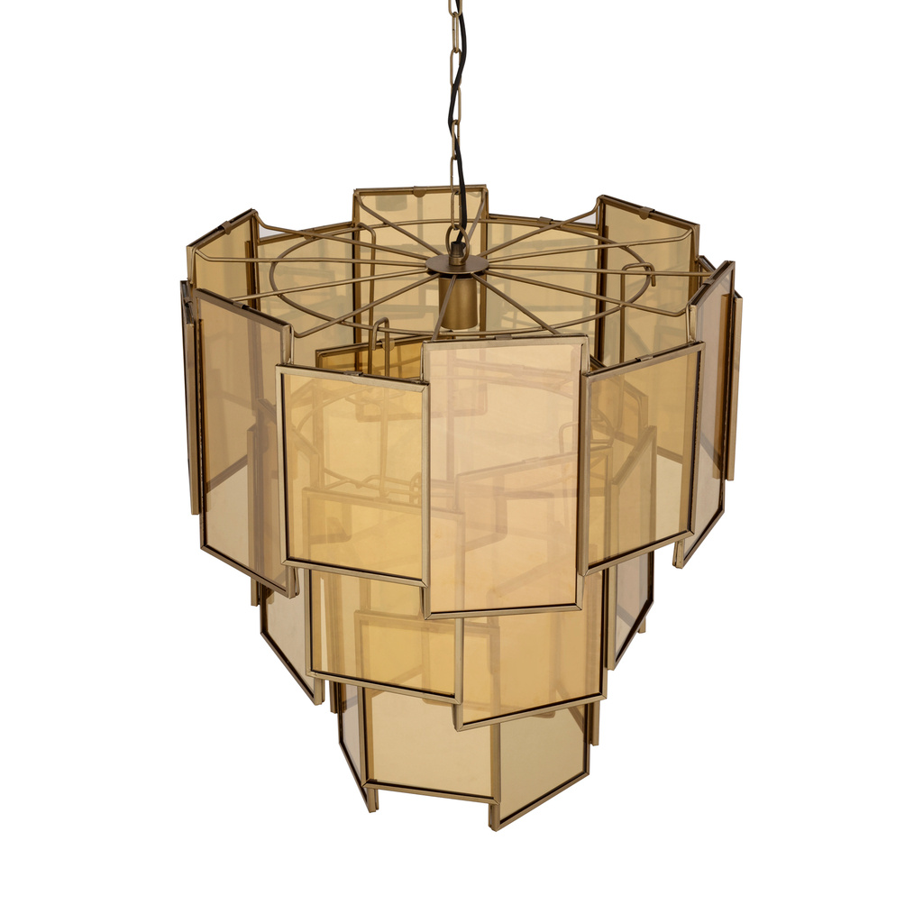 PTMD Loucas Hanglamp L | Messing | H72 x D56 cm