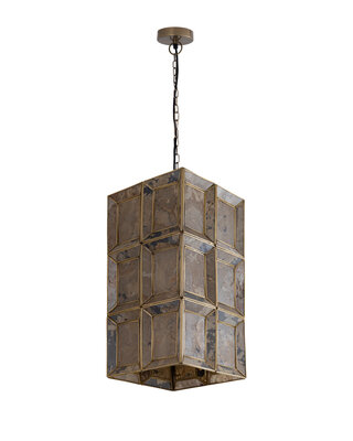 PTMD Layra Messing Hanglamp | Steenfineer | H45 x D24 cm