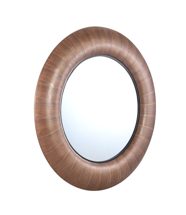 PTMD Gezzy Spiegel | Natuurlijk Hout | D110 cm