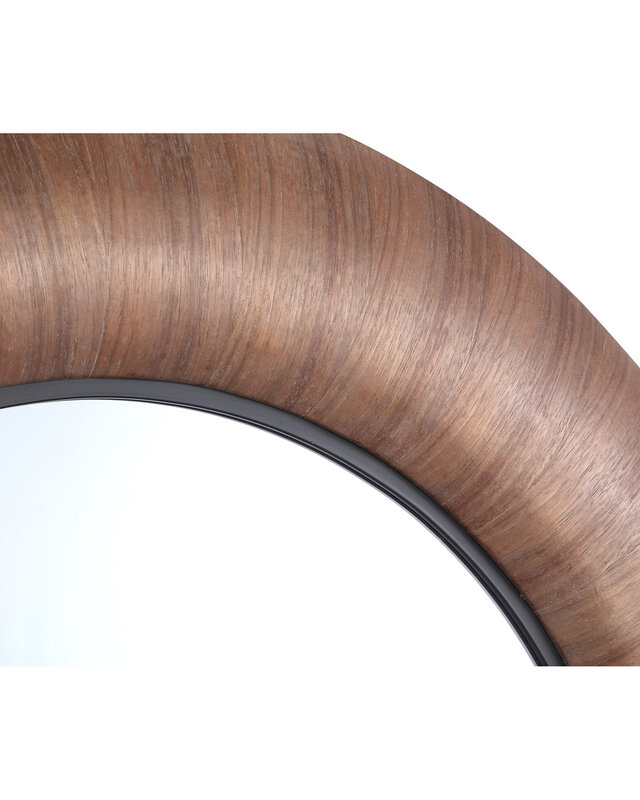 PTMD Gezzy Spiegel | Natuurlijk Hout | D110 cm