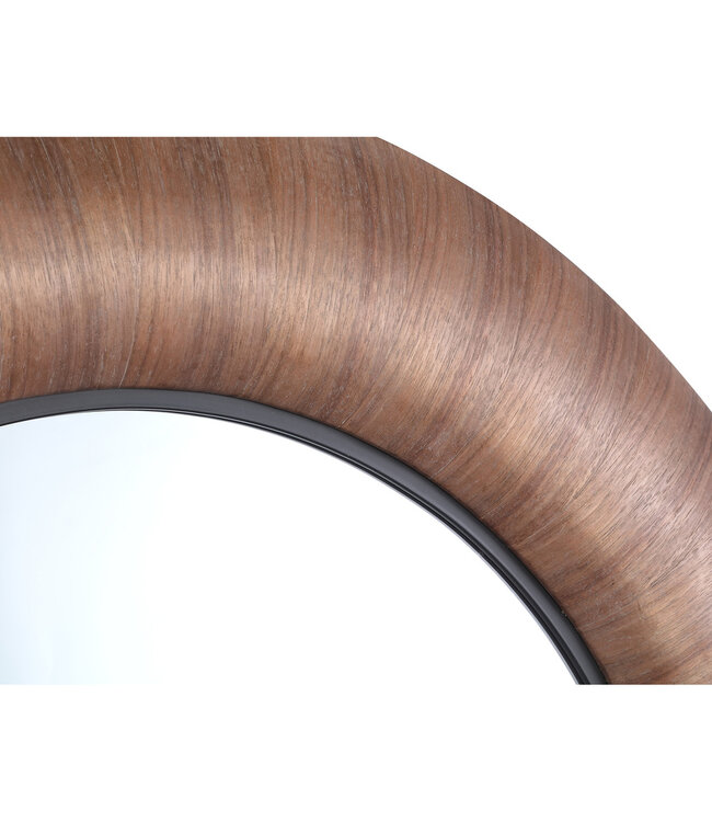 PTMD Gezzy Spiegel | Natuurlijk Hout | D110 cm