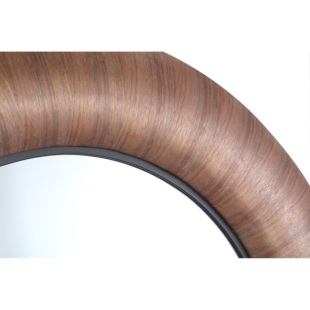 PTMD Gezzy Spiegel | Natuurlijk Hout | D110 cm