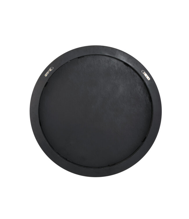 PTMD Tiess Natuurlijke Ronde Houten Spiegel Klein