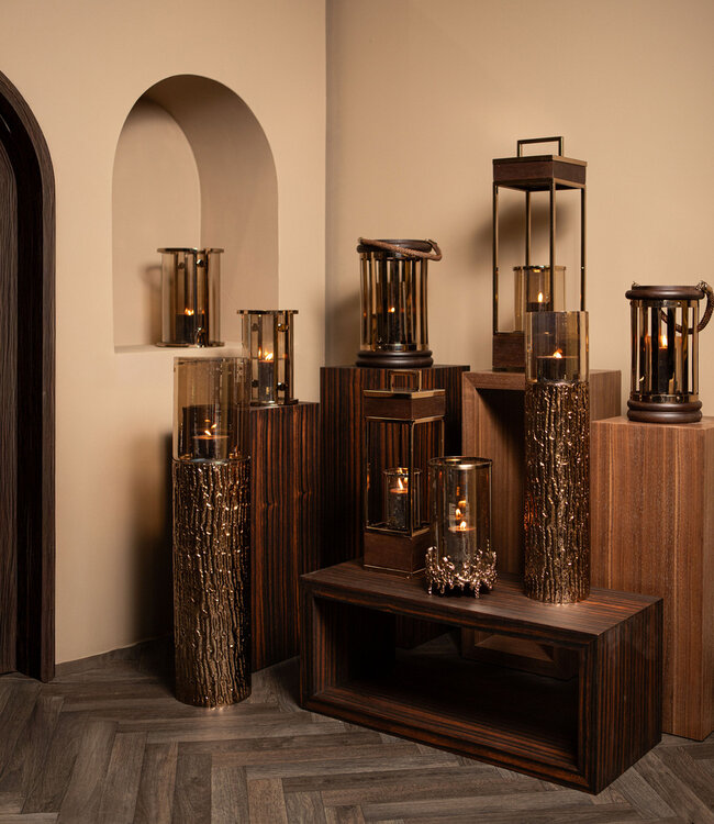 PTMD Rezy Stormlicht S | Ambergoud | H68 x D17 cm