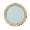 Noam Natuurlijke Mango Houten Ronde Spiegel L