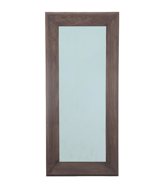 PTMD Nicka Bruine Mango Houten Rechthoekige Spiegel S