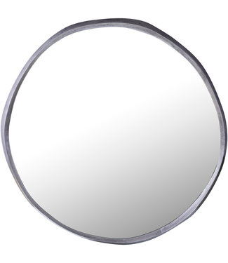 PTMD Limera Spiegel Met Rand L | Aluminium | D115 cm