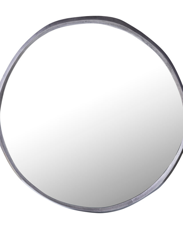 PTMD Limera Spiegel Met Rand L | Aluminium | D115 cm