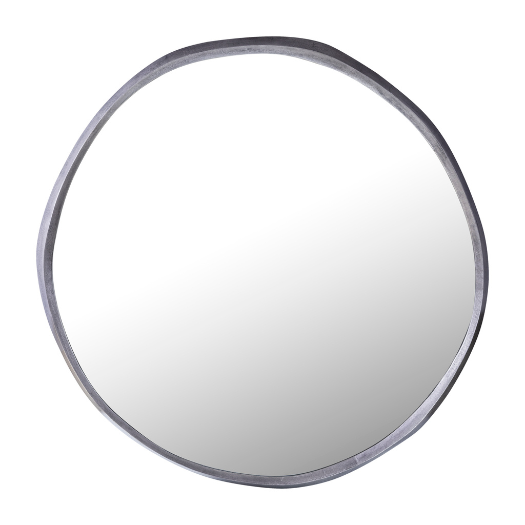 PTMD Limera Spiegel Met Rand L | Aluminium | D115 cm