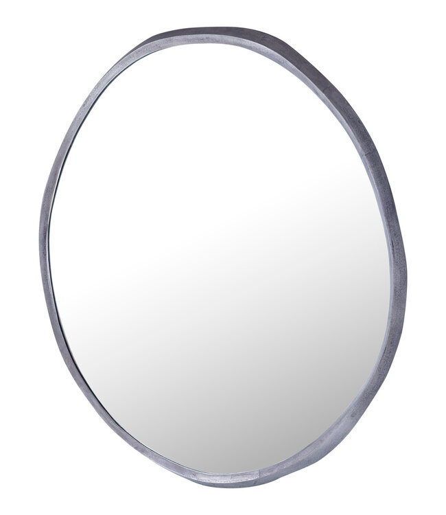 PTMD Limera Spiegel Met Rand L | Aluminium | D115 cm