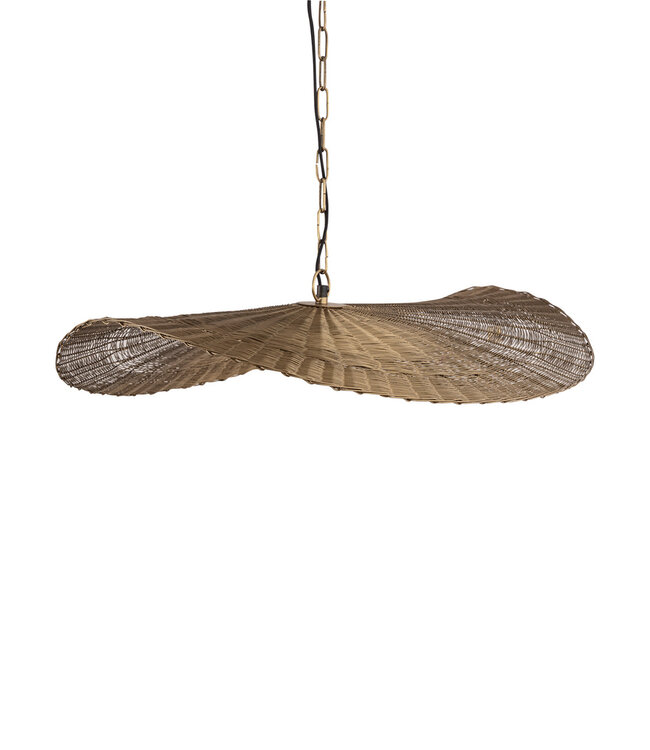 PTMD Shauney Gouden IJzeren Golvende Hanglamp Rond S