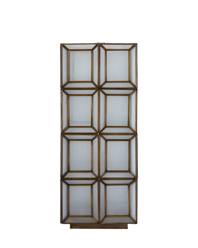 PTMD Layra Wit Melkglas Tafellamp Antiek Hoog