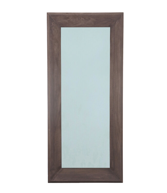 PTMD Nicka Bruine Mango Houten Rechthoekige Spiegel S