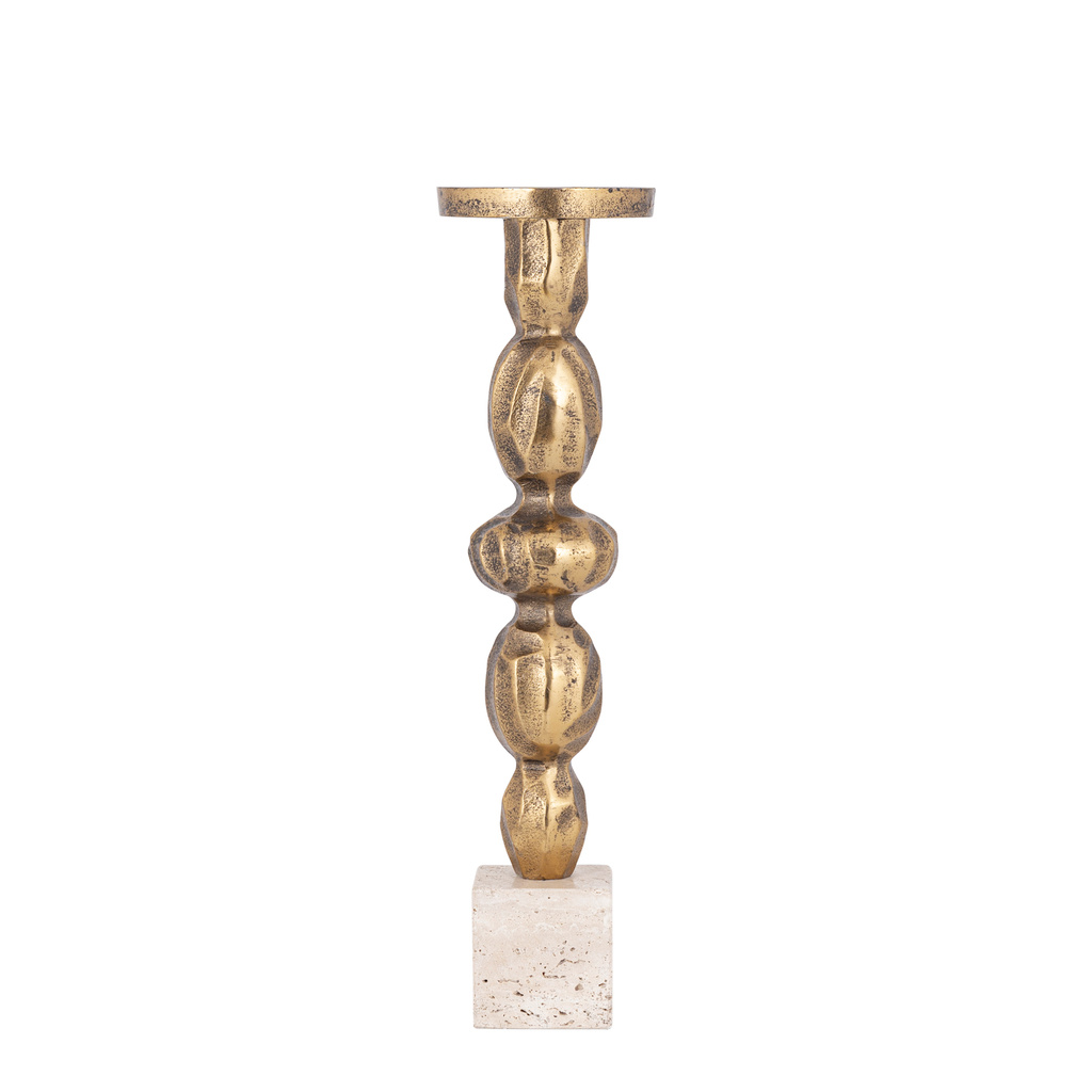 PTMD Malines Kaarsenhouder L | H43 x D11 cm