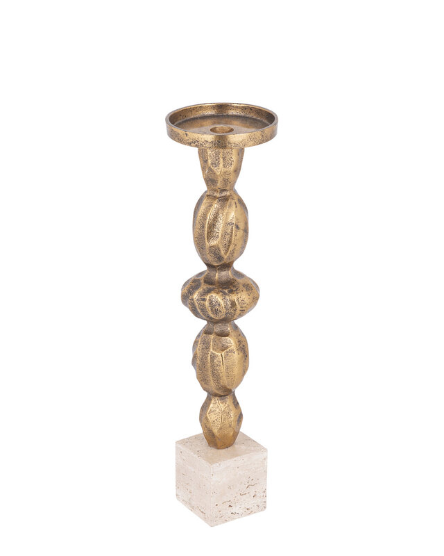 PTMD Malines Kaarsenhouder L | H43 x D11 cm