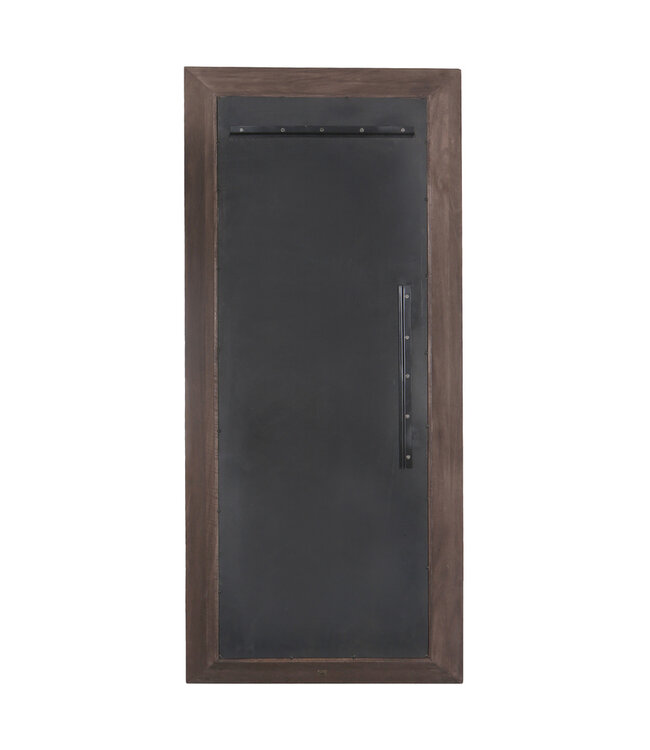 PTMD Nicka Bruine Mango Houten Rechthoekige Spiegel S