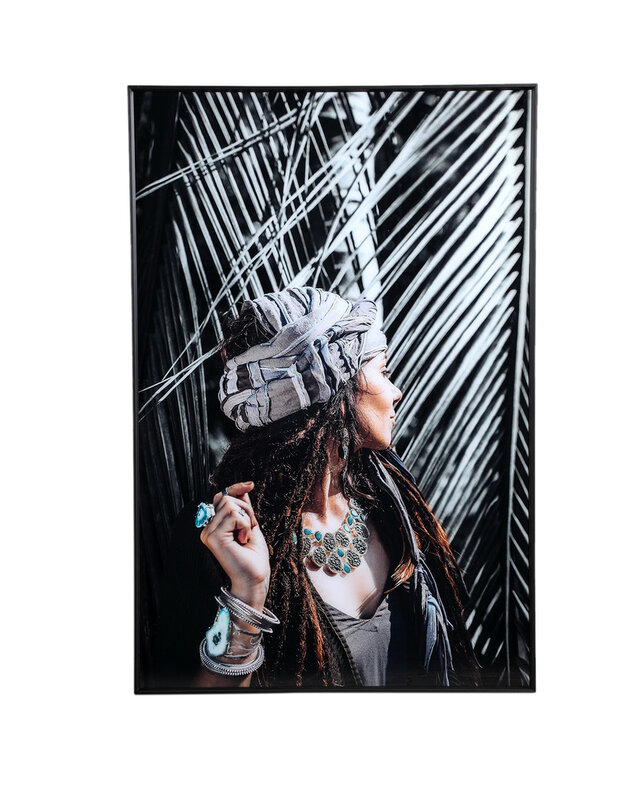 PTMD Melani Wandschilderij | Glas | H120 x B80 x D3 cm
