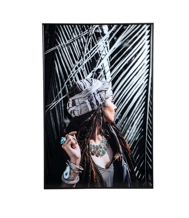 PTMD Melani Wandschilderij | Glas | H120 x B80 x D3 cm