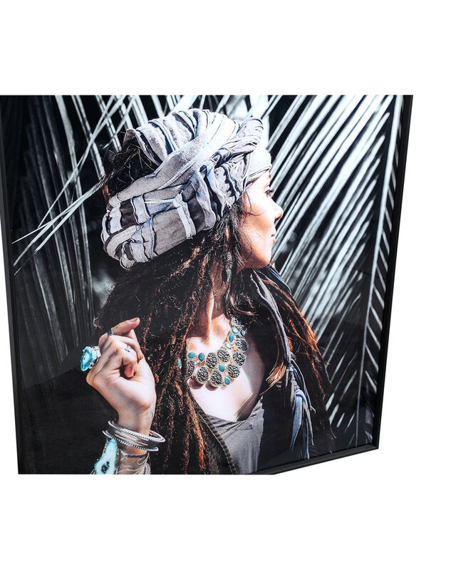 PTMD Melani Wandschilderij | Glas | H120 x B80 x D3 cm