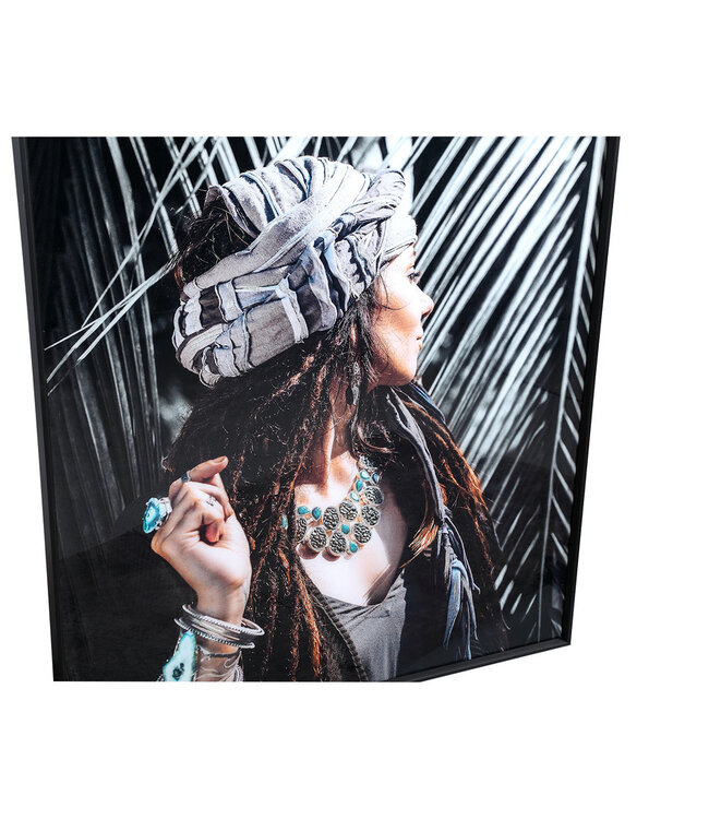 PTMD Melani Wandschilderij | Glas | H120 x B80 x D3 cm