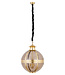 PTMD Mikk Antieke Hanglamp | Glas | Messing | H91 x D66 cm