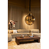 Mikk Antieke Hanglamp | Glas | Messing | H91 x D66 cm
