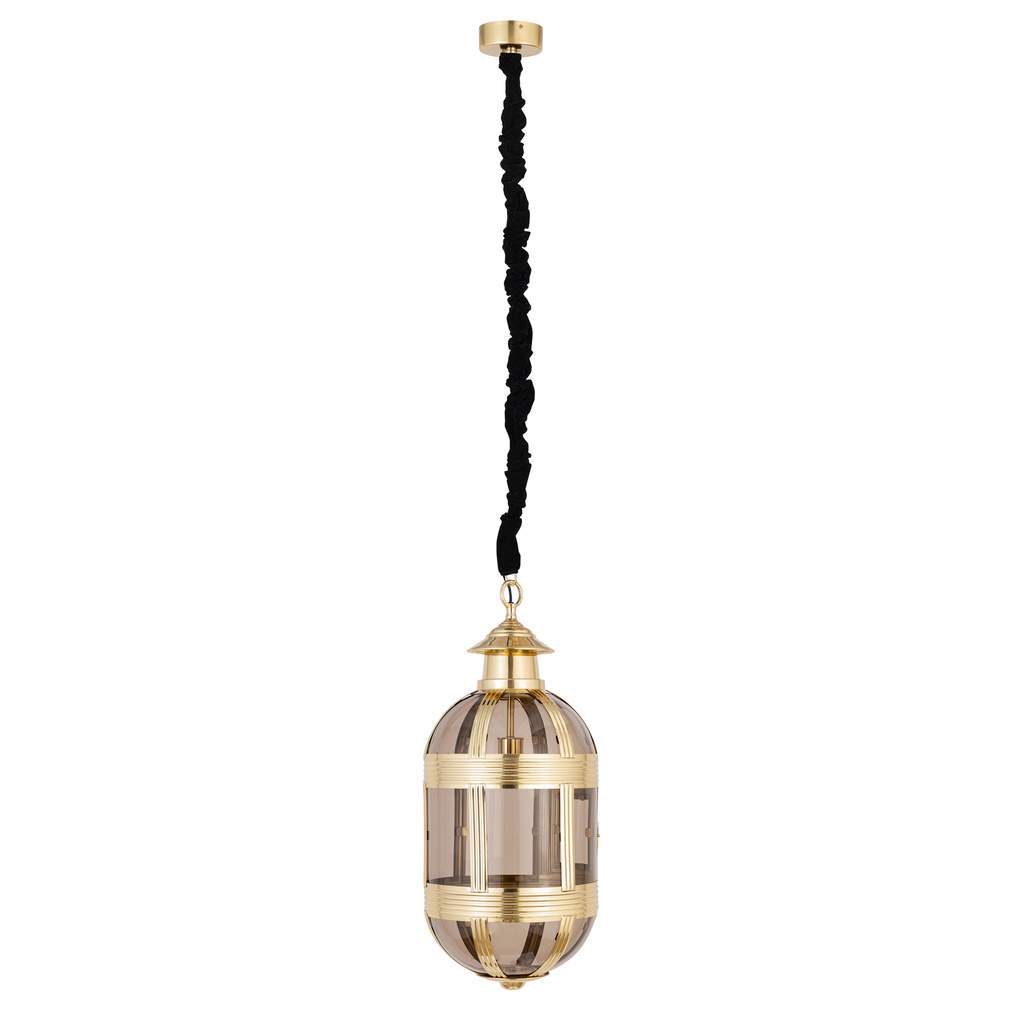 PTMD Hanglamp Mikk | Antiek Lusterglas | H71 x D31 cm