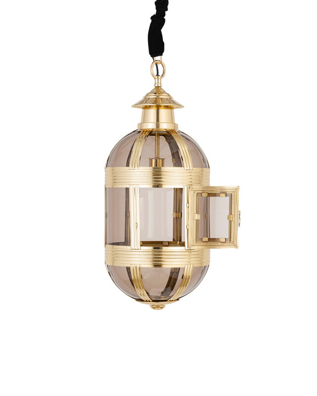 PTMD Hanglamp Mikk | Antiek Lusterglas | H71 x D31 cm