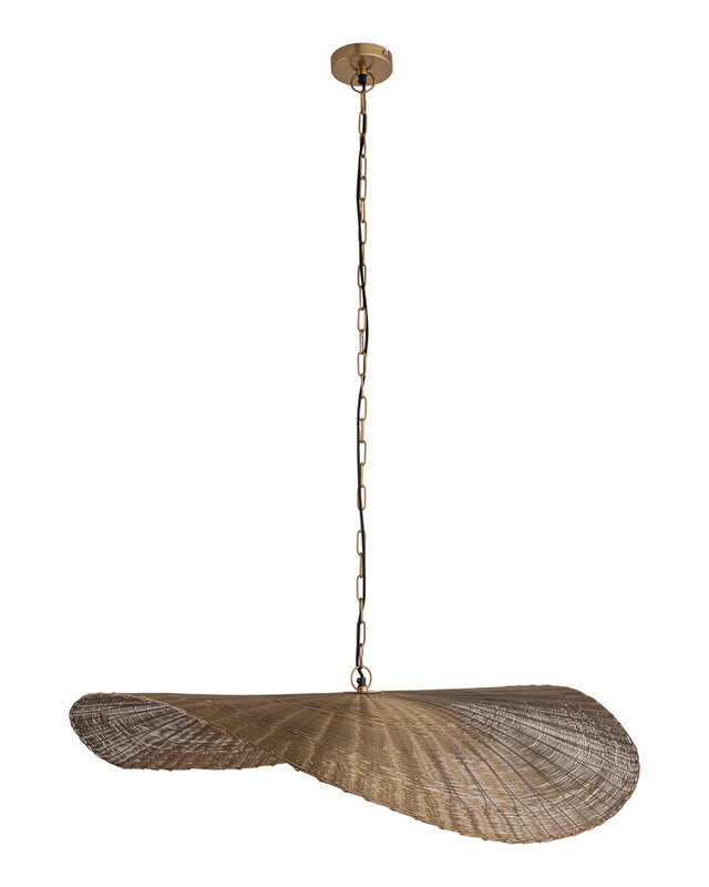 PTMD Shauney Gold Iron Wavy Hanglamp – 72 x 92 x 100 cm