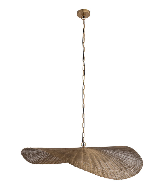 PTMD Shauney Gold Iron Wavy Hanglamp – 72 x 92 x 100 cm