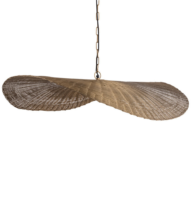 PTMD Shauney Gold Iron Wavy Hanglamp – 72 x 92 x 100 cm